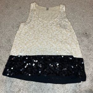 J Crew Sequin Tank Top